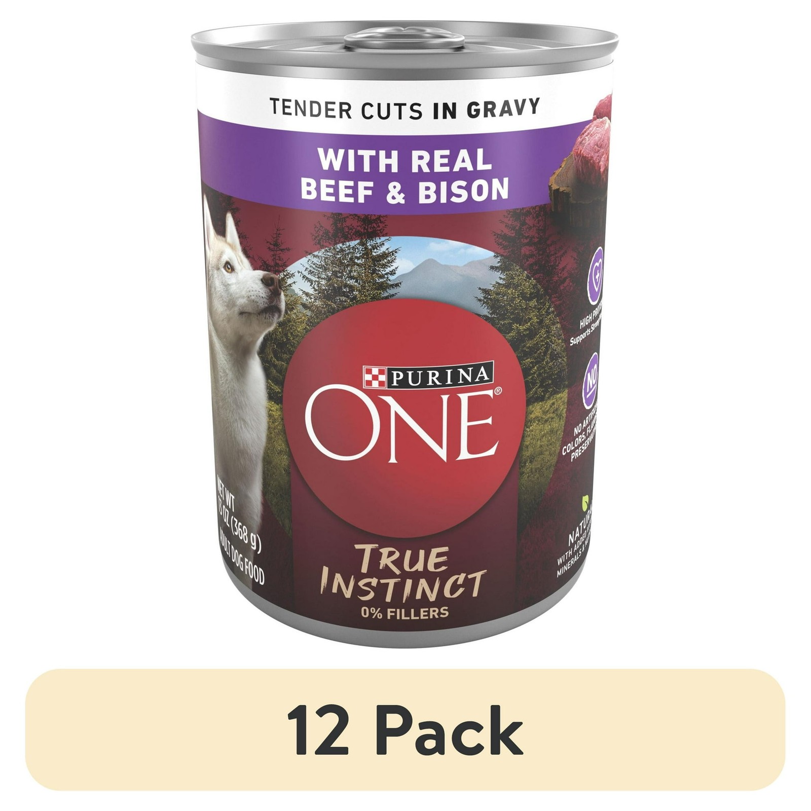 Wet Dog Food Gravy With Real Beef And Bison, 13 Oz