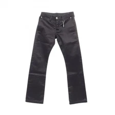 CHROME HEARTS cross ball button Chino pants #30 trousers cotton Black Used mens