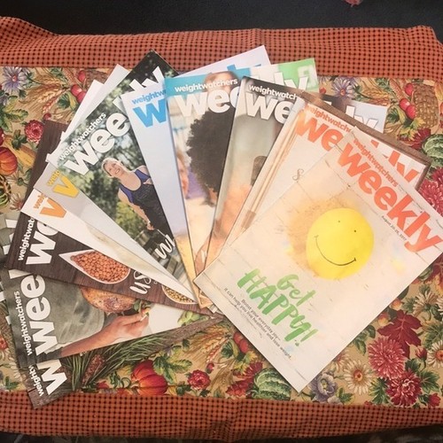 Weight Watchers Weekly Aug-Dec 2017 Pamphlets