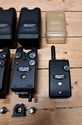 Delkim TXI Plus Indicatore di abboccata 2+1 set GIALLO e ROSSO + D-Lok's Carpa Pesca alla Carpa - Foto 5 di 5