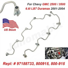 Rh Lh Fuel Injector Return Lines For 2001-2004 Chevy Gmc 6.6l Lb7 Duramax