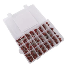 240PCS 0.5A-10A 24 Value 392 382 Fuse Kit Square Round 250V Slow-Blow for... 