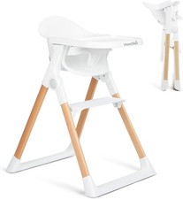 Float Baby High Chair for Babies and Toddlers, Foldable, White