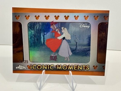 2025 Topps Chrome Disney | Iconic Moments Once Upon A Dream  /25 #IM-8 Orange