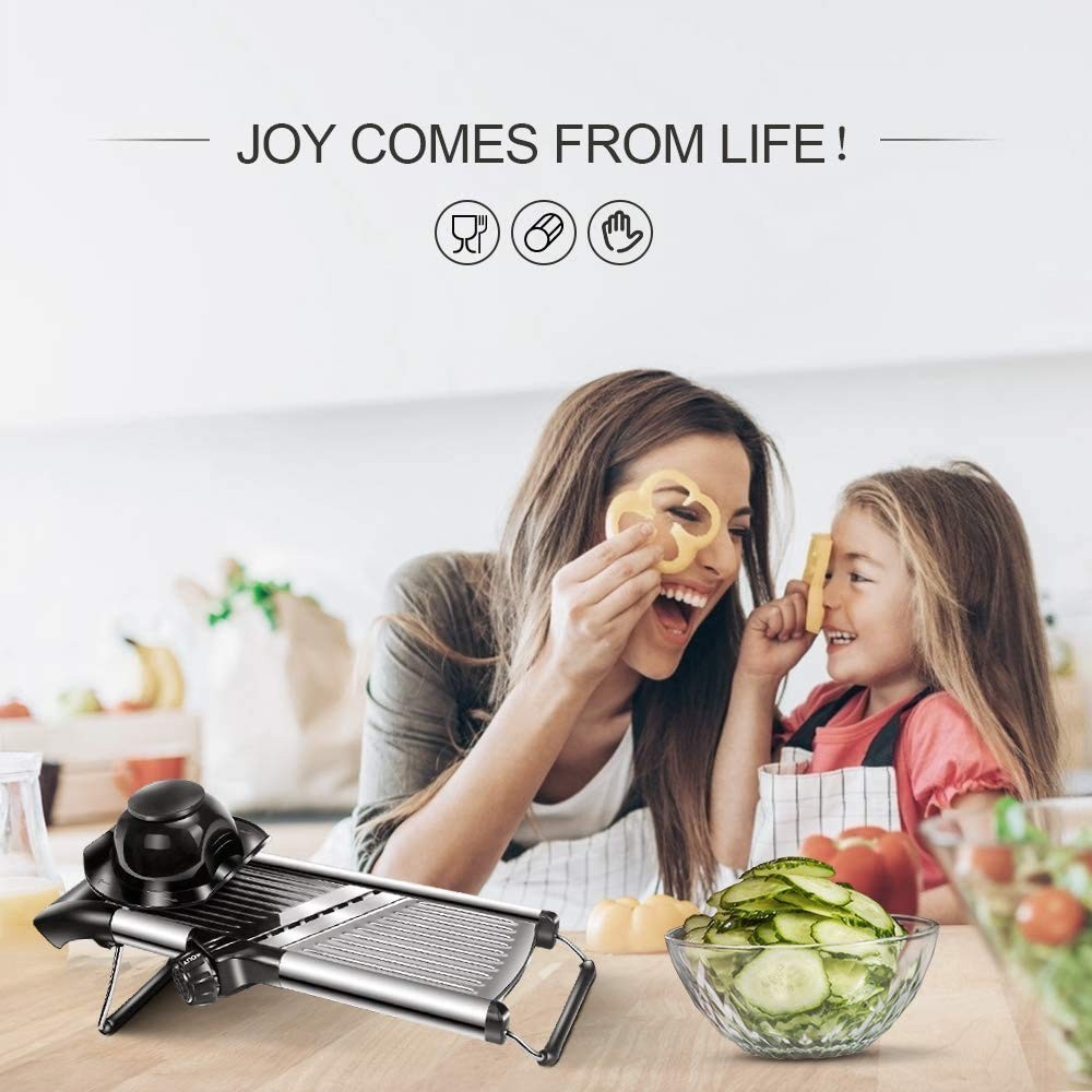Mandoline Food Slicer Adjustable Thickness for Cheese Fruits Vegetables
