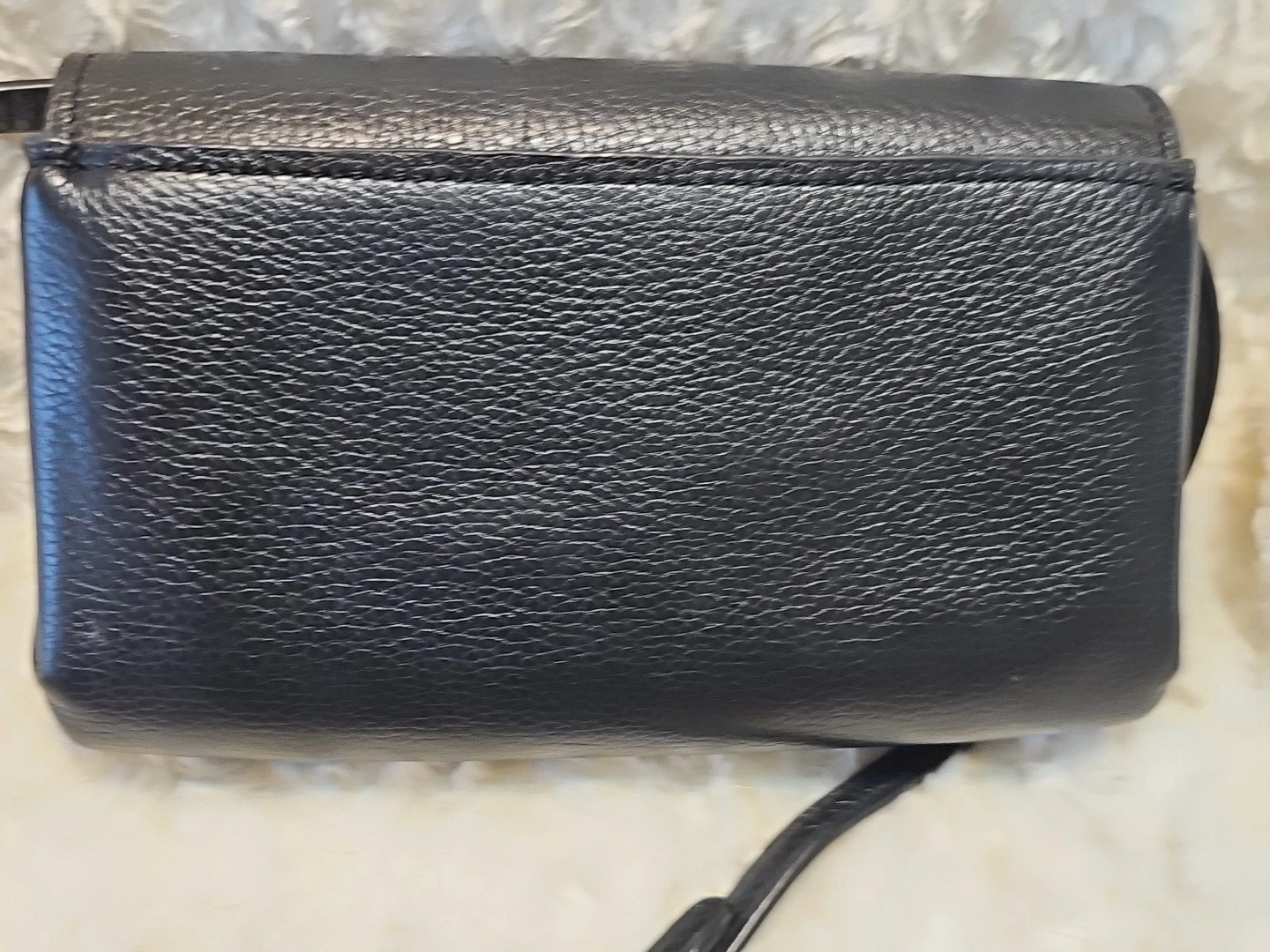 Borsa a mano Tory Burch Metal Miller Small tracolla nera pochette portafoglio $ 365