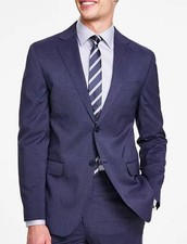 DKNY Men's Duran Modern-Fit Check Suit Jacket Sport Coat 38 R 360 DNUR143W0092