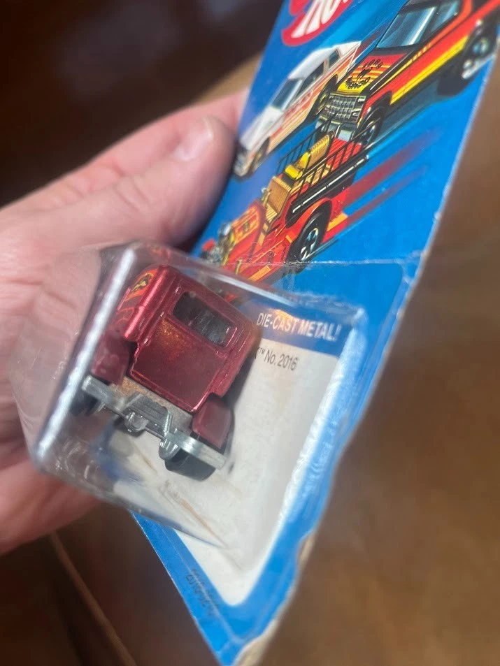 Mattel Hot Wheels 1981 edición #2016 Ford modelo A-ok rojo primeros tiempos en ampolla Foto 4 de 4