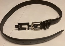 NEW Adolfo Black Mens Leather Belt retails 26.00