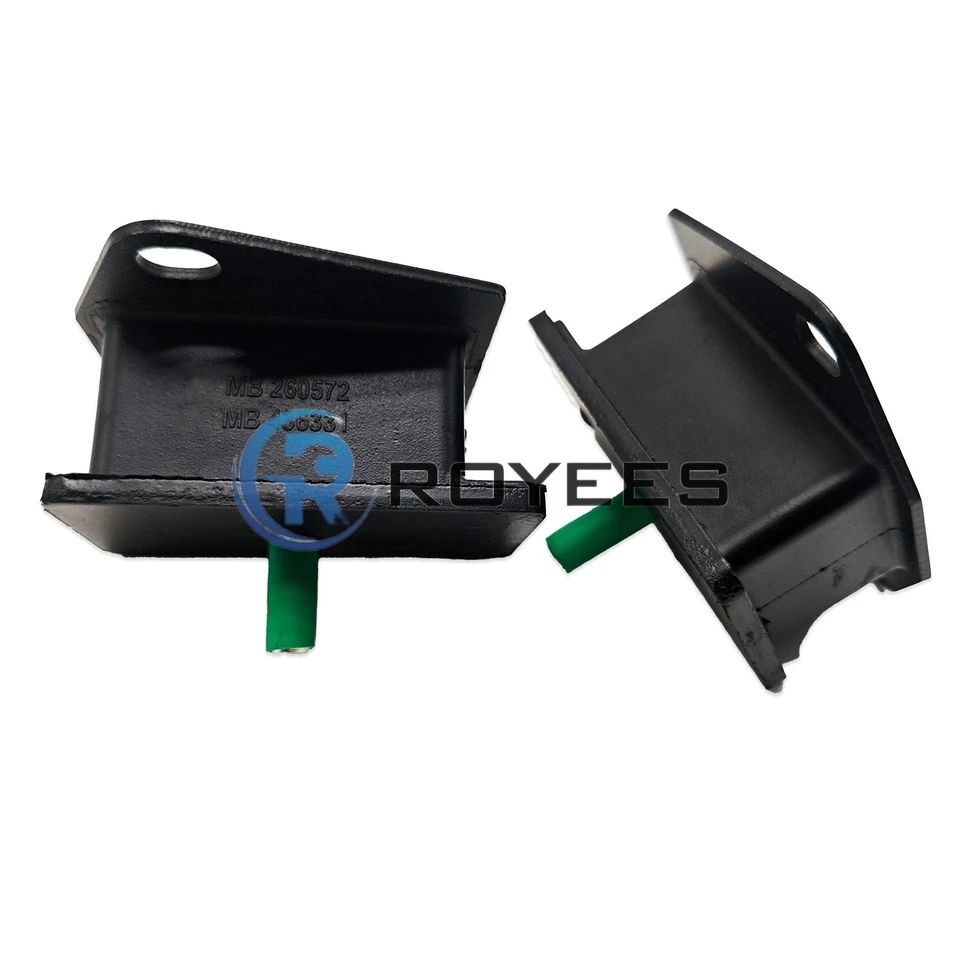 2PCS Set Front LH & Front RH Engine Motor Mounts for Dodge Ram 50 89-87 L4-2.0L Foto 4 de 4