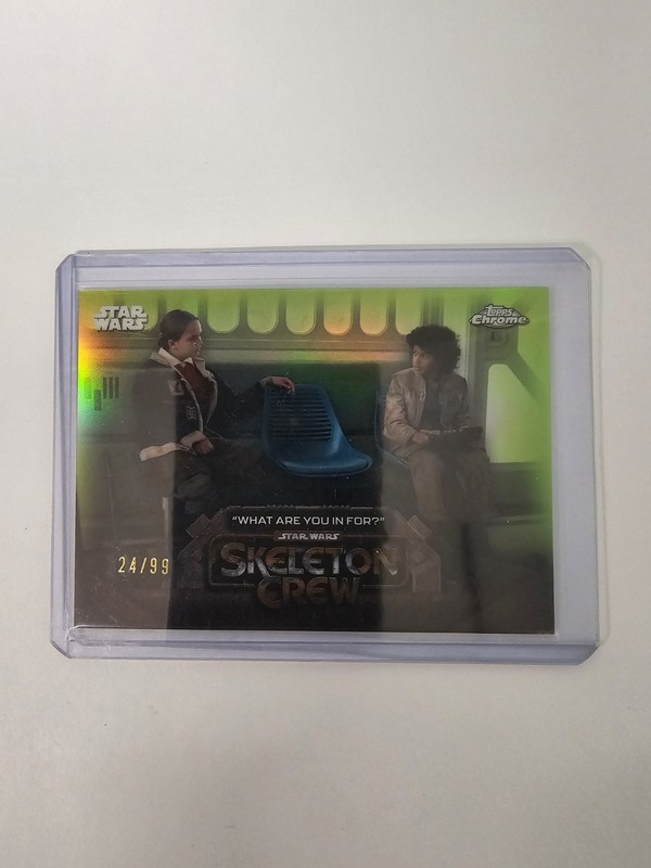 2025 Topps Chrome Star Wars - #SC-5 Skeleton Crew What Are You In For? (24 / 99)