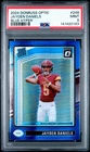 2024 Donruss Optic Blue Jayden Daniels Rated Rookie Blue Prizm PSA 9 MINT RC