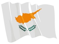 Aufkleber Sticker Flagge Fahne Zypern Wehend Autoaufkleber