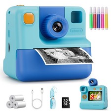 Kids Camera Instant Print, Christmas Birthday Gifts for Girl Boys 3-12 Years ...