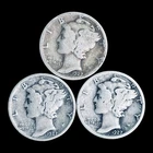1927 Mercury Silver Dime Year Set