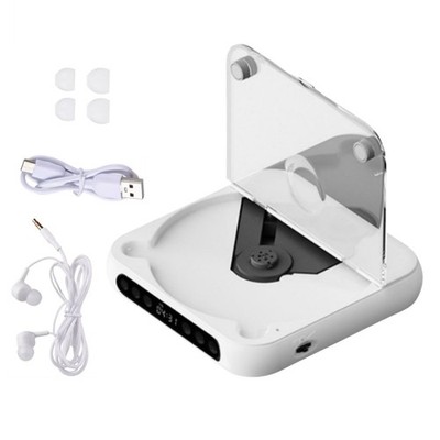 1set Portable and Versatile CD Player 5V2A Bluetooth 5.3 CD/CD-R/CD-RW/MP3/WAV