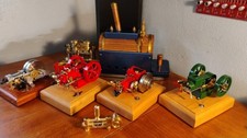 Amazing Model Engine Collection! Gasoline And Steam. Okmo/ Vintage Steam!