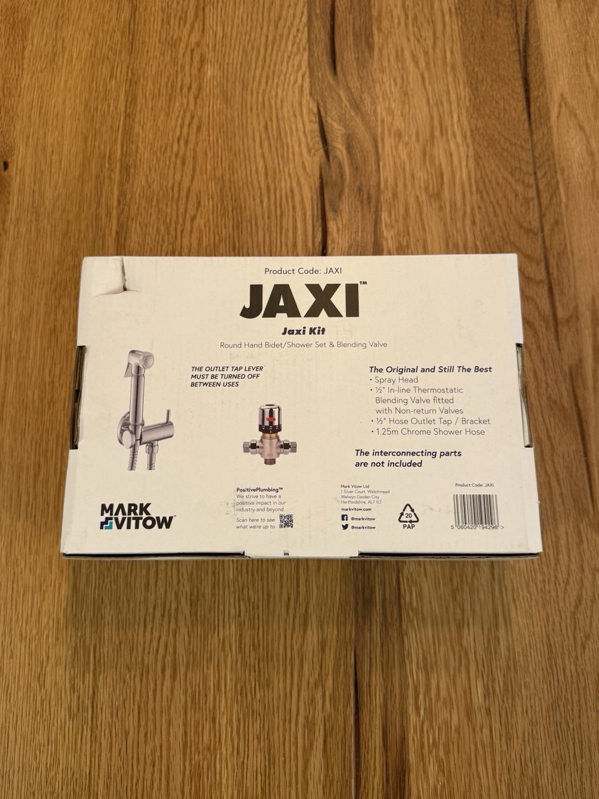 Jaxi Kit Round Hand Bidet Shower Set & Blending Valve 1/2” - Brand New Boxed 2
