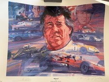 Mario Andretti Poster & Wine