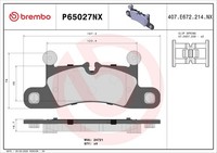 Brembo BremsbelÄGe Bremsbelagsatz Hinten Porsche Cayenne Taycan VW Touareg Audi