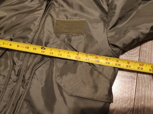 Valley Apparel US Navy Green Flight Jacket 45/P Cold Weather Sz S Fire Resistant image 8