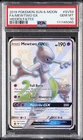 2019 POKEMON SUN & MOON HIDDEN FATES #SV59 FULL ART/MEWTWO GX PSA 10