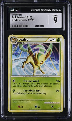 Leafeon graded CGC 9 for sale on eBay