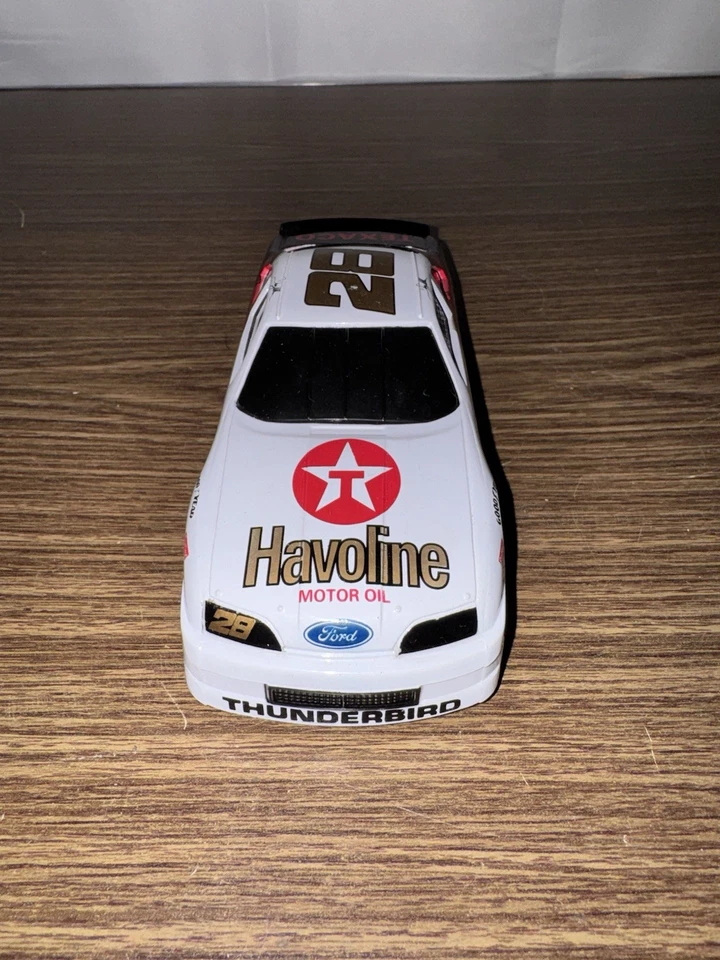 1993 Racing Champions NASCAR Davey Allison #28 Havoline Ford Diecast Bank 1/24 - Image 2 of 4