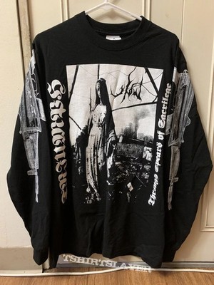 Damaar - Triumph Through Spears for Sacrilege Vintage Long Sleeves Shirt Reprint