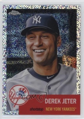 2022 Chrome Platinum Anniversary Speckle Refractor 9/150 Derek Jeter #2 HOF k2f
