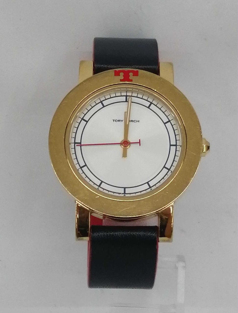 Tory Burch TBW6001 Quartz Ladies Watch Silver Used