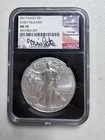 2017 American Silver Eagle Early Release NGC MS 70 Mike Castle Signed