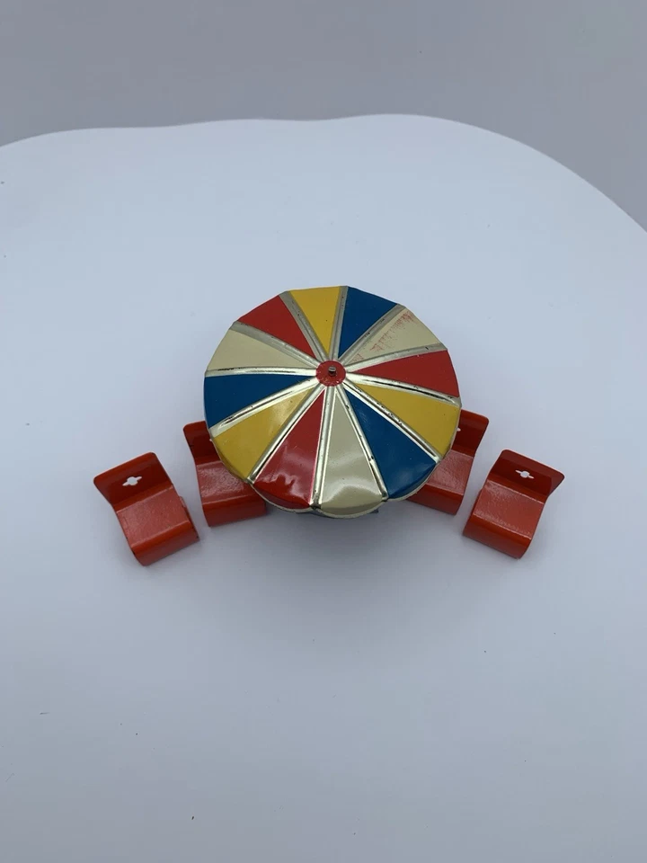 VINTAGE 1950'S SSS TIN FRICTION CADILLAC SEDAN with HOUSE TRAILER And... - Image 4 of 4