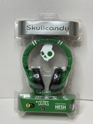New Skull Candy NBA Boston Celtics Hesh Headphones Rajon Rondo With Bag Never Op