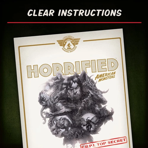 Horrified American Monsters Board Game Cryptids Strategy Family Fun 10 and Up - Picture 4 of 6