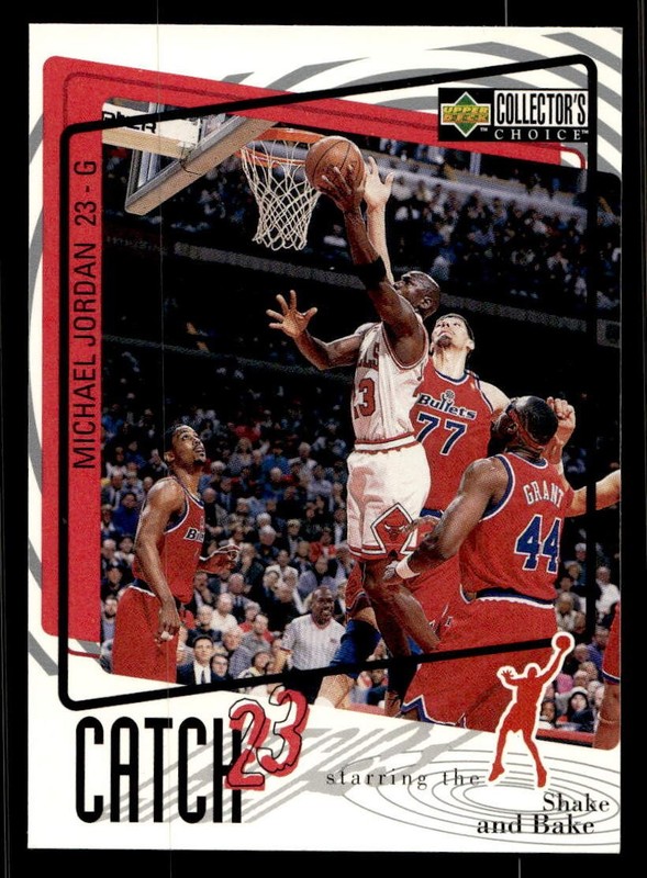 1997-98 Collector's Choice #193 Michael Jordan Chicago Bulls Catch 23 MINT