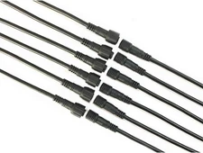 6 Pair 4 Pin Waterproof LED Connector Cable Set Male Female RGB Light Wire IP65