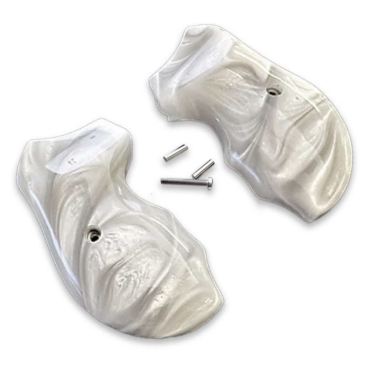 Replacement Grips for All Charter Arms Fire White Pearl wrap