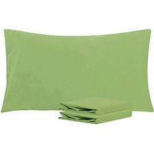 King Pillowcase Set - 2 Pack Brushed Microfiber King 20" x 36" Sage Green