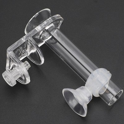Fish Feeding Tube Aquatic Tank Dish Bowl Feeder Basin For Crystal Shrimp Fo SET