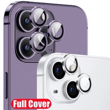 Tempered Glass Metal Camera Lens Protector For iPhone 16 Pro Max 15 14 13 12 11