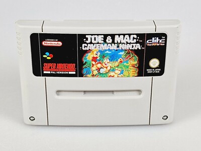 Joe & Mac Caveman Ninja Super Nintendo SNES