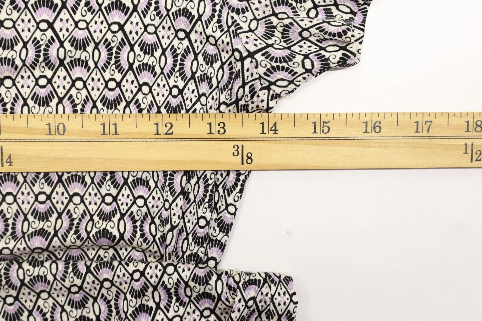 Abito donna Tory Burch bodycon seta mirto manica corta modello astratto taglia M