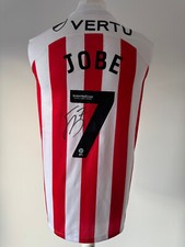Signed JOBE BELLINGHAM Shirt - Sunderland AFC - PROOF/COA - England Birmingham