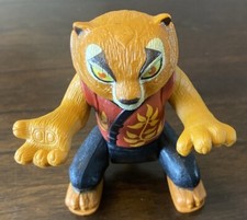 2008 MCDONALDS HAPPY MEAL TOYS KUNG FU PANDA TIGRESS FLIP ACTION