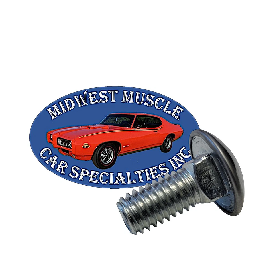 Pernos de parachoques delanteros traseros con tapa de acero inoxidable para Ford 7/16-14x1 4 piezas E Foto 2 de 4