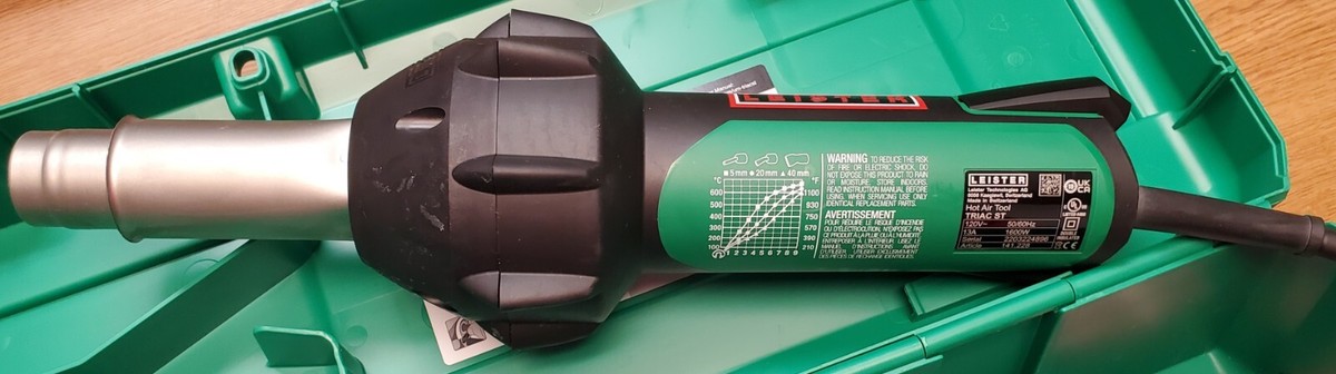 Leister Heat Gun Triac ST 120V/1600W with US-plug, push-fit Leister Heat Gun Triac ST 120V/1600W with US-plug, push-fit