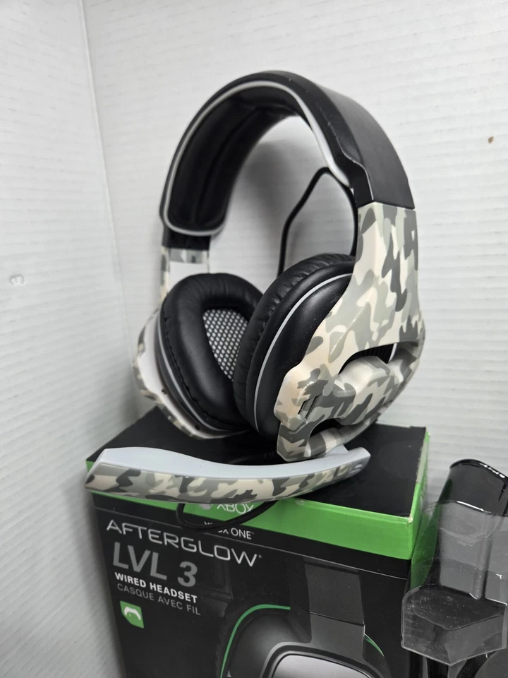 Afterglow LVL 3 Cuffie Cablate per Xbox One con Scatola Originale Nero Qtà 2 - Immagine 4 di 4