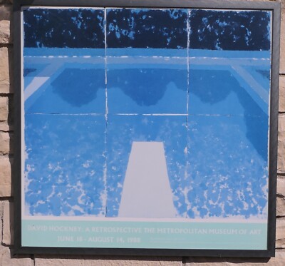 DAVID HOCKNEY RETROSPECTIVE METROPOLITAN MUSEUM OF ART 1988 ART