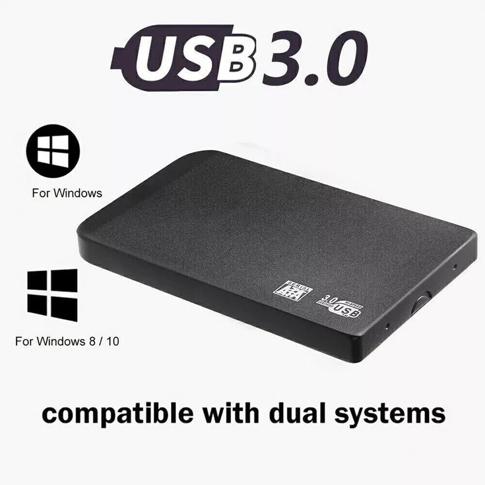 2TB Expansion External Hard Drive 2.5" 3TB speedy 4TB USB 3.0 HDD 1TB Portable - image 4 of 4